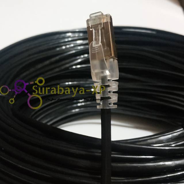 Kabel LAN Outdoor 120 Meter CAT5E Tembaga Murni 120 M 120M UTP STP FTP Merk ANPU