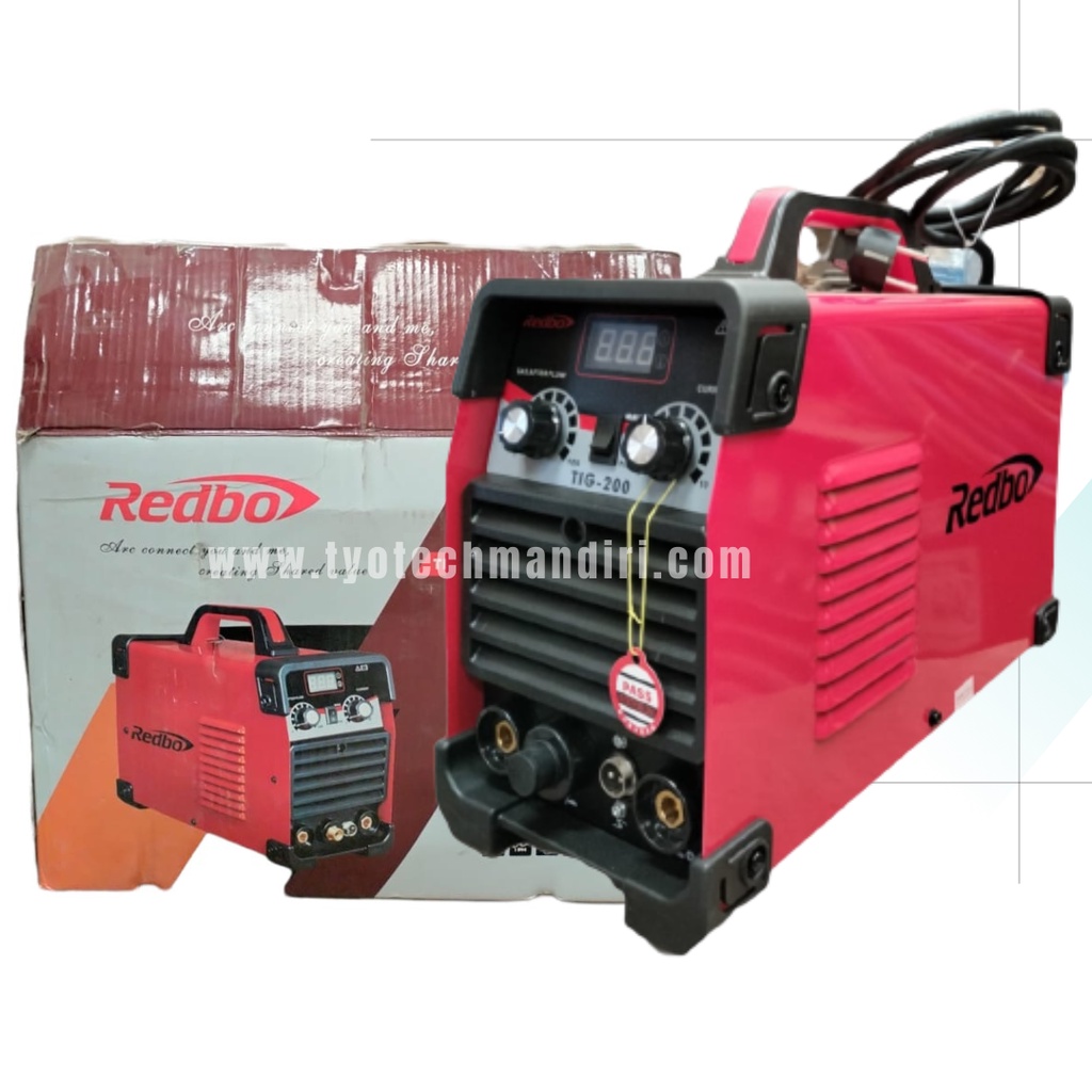 Mesin Las Argon TIG 200 - DC INVERTER REDBO