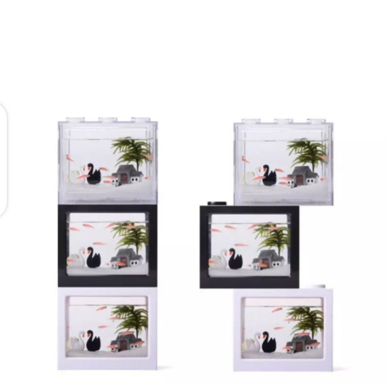 Aquarium Mini Model LEGO / Aquarium Minimalis / Aquarium Full Colour