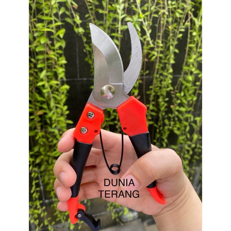 Gunting Dahan GLX Tiger 8&quot; - Stick Ranting Bunga Tanaman Kebun Pruning Shear GALAXY 8 in