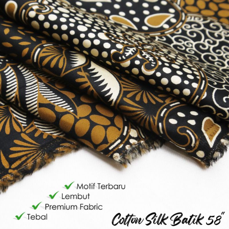 [NEW ARRIVAL] BATIK SILK COTTON 58&quot; NEW DESIGN TERBARU KAIN BATIK KATUN SILKY HQ FABRIC TERBARU BY MACMOHAN