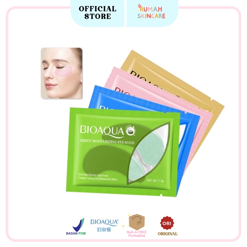 BIOAQUA Eye Mask Moisturizing masker mata 7.5g  Memudarkan kerutan mata