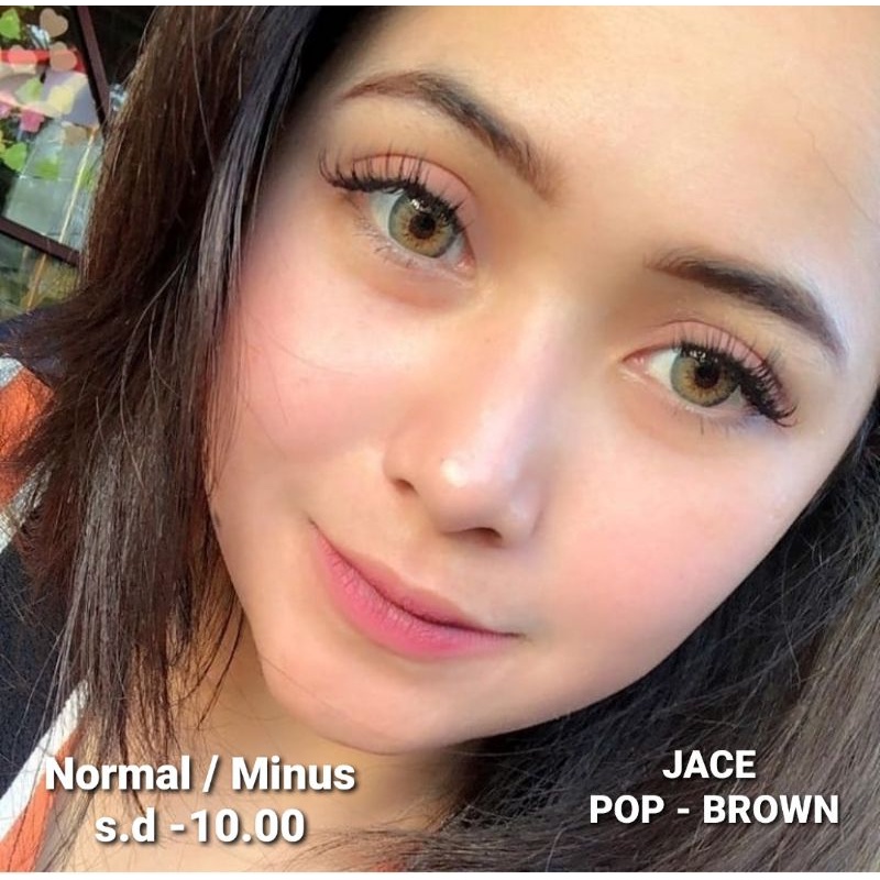 SOFTLENS TOP GEL JACE  by EOS NORMAL MINUS s.d 10.00 Softlens Minus tinggi Made In Korea