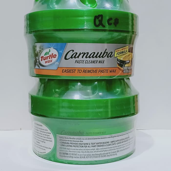 TURTLE WAX CARNAUBA PASTE CLEANER WAX - TURTLE WAX CARNAUBA CAR WAX