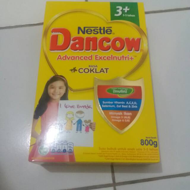 Susu dancow 3+ coklat