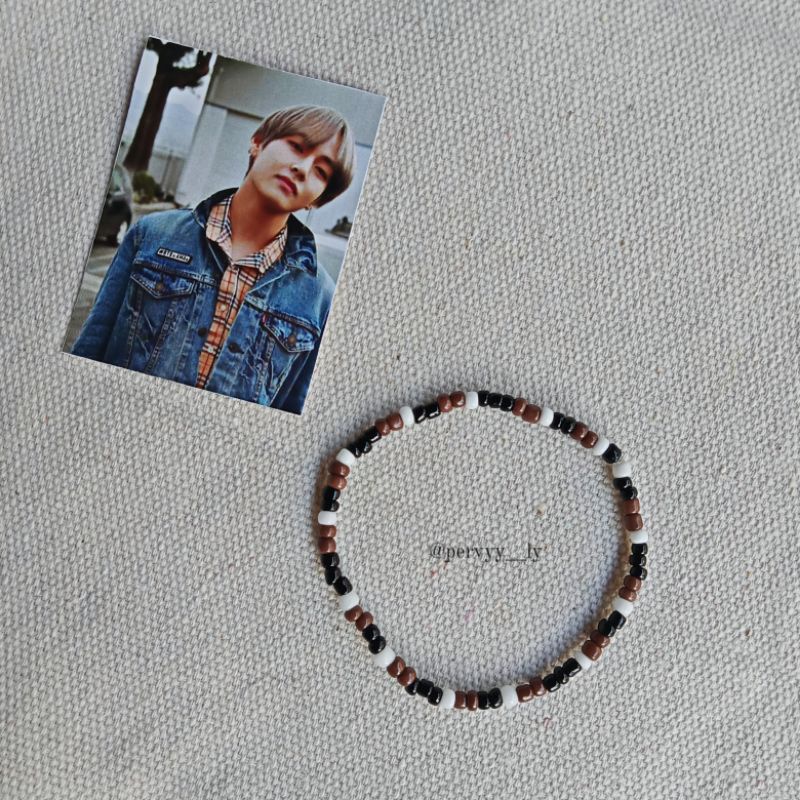V Kim Taehyung BTS Bracelet - Gelang V Kim Taehyung BTS Bracelet - KPOP - Gelang Manik Beads