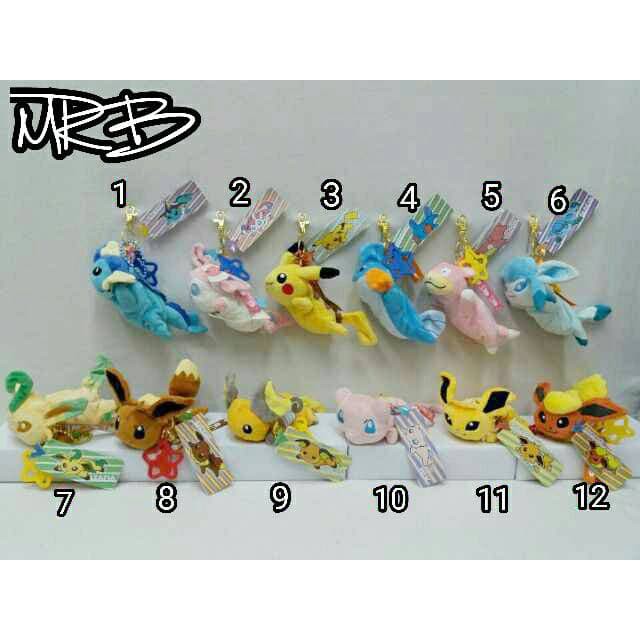 Promo Import Bag Charm / Gantungan Kunci Pokemon Go / Pikachu Diskon