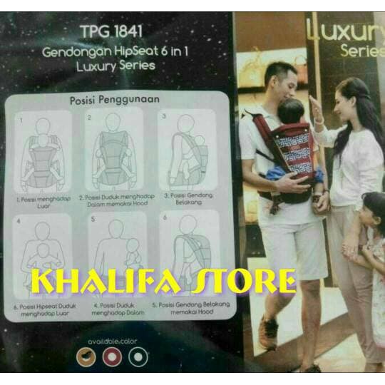 TERLARIS hipseat snobby luxury series/hiprest snobby/gendongan snobby