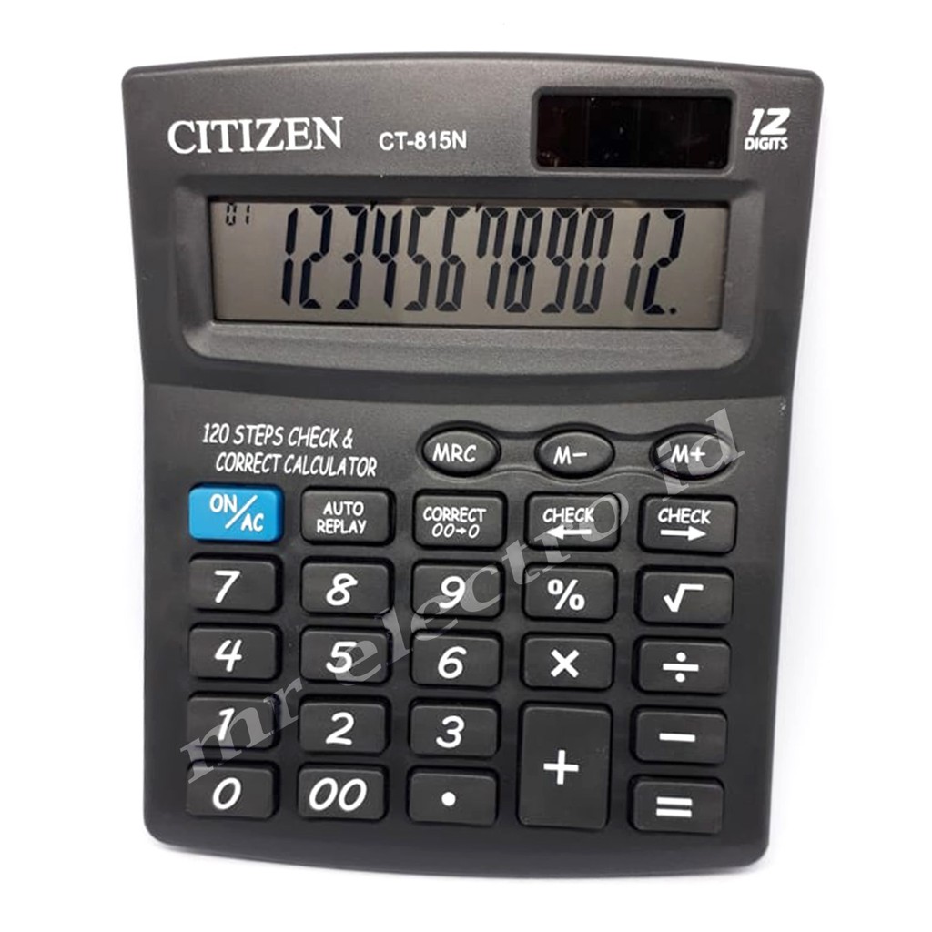 

KALKULATOR CITIZEN CT 815N - 12 DIGIT - MURMER - HARGA GROSIR