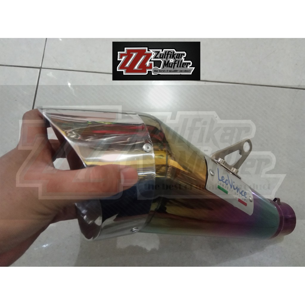 silincer knalpot racing leovince kobra pelangi