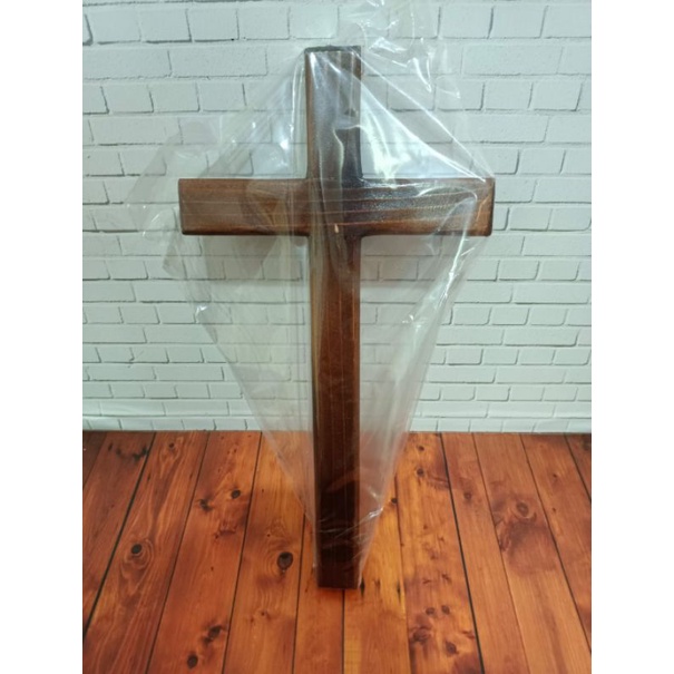 PAJANGAN SALIB KAYU GANTUNG KRISTEN ROHANI ASLI PROMO MURAH