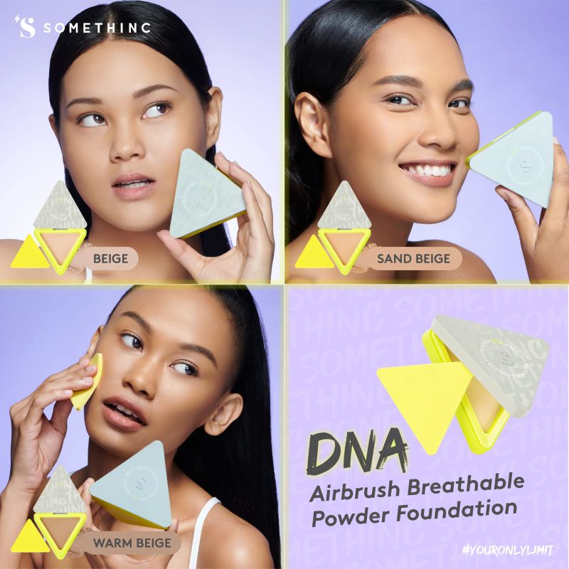 SOMETHINC DNA Airbrush Breathable Powder Foundation - Bedak Padat