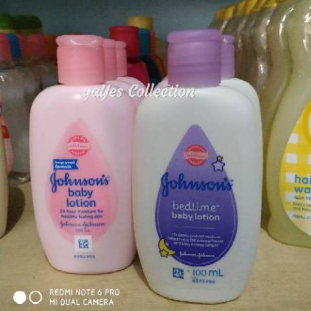 Johnsons baby lotion 100ml bedtime ungu pink jonson johnson johnson's botol bayi perawatan tubuh