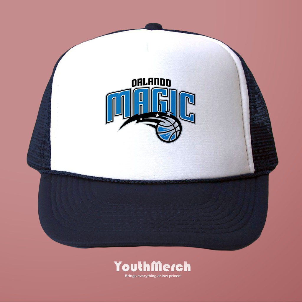 Topi Trucker Navy Orlando Magic - Basketball Merch | Unisex | Trucker Orlando Magic | Basketball Hat