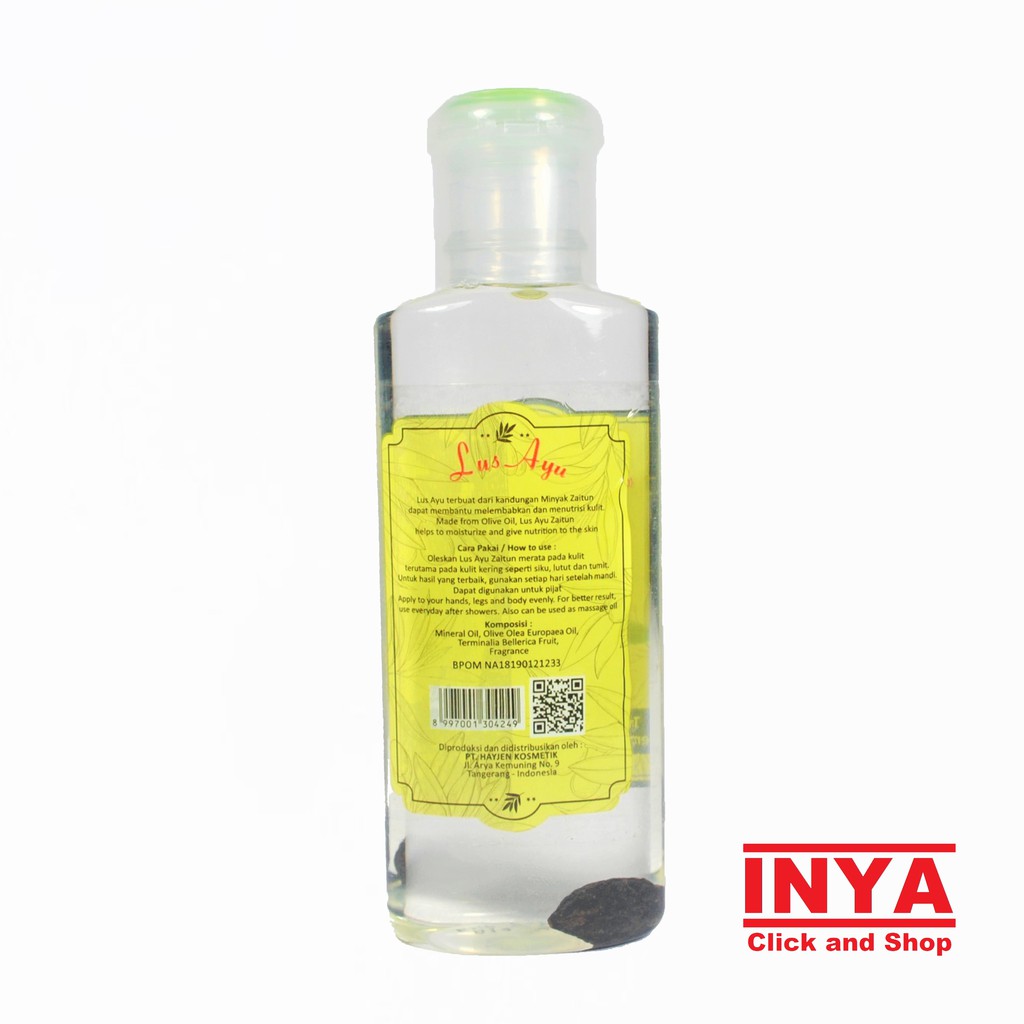 LUS AYU MINYAK ZAITUN OLIVE SKIN OIL 100ml - Pelembab Kulit