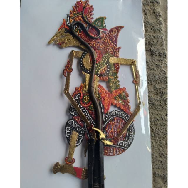 (BISA COD) WAYANG KULIT RAMA WIJAYA MINI CAPERAN HALUS 18x7 cm - SOUVENIR EKSPOR