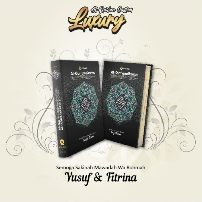 Al Quran Attaqwa Desain LUXURY Ukuran BESAR A4 - GRATIS Custom Nama