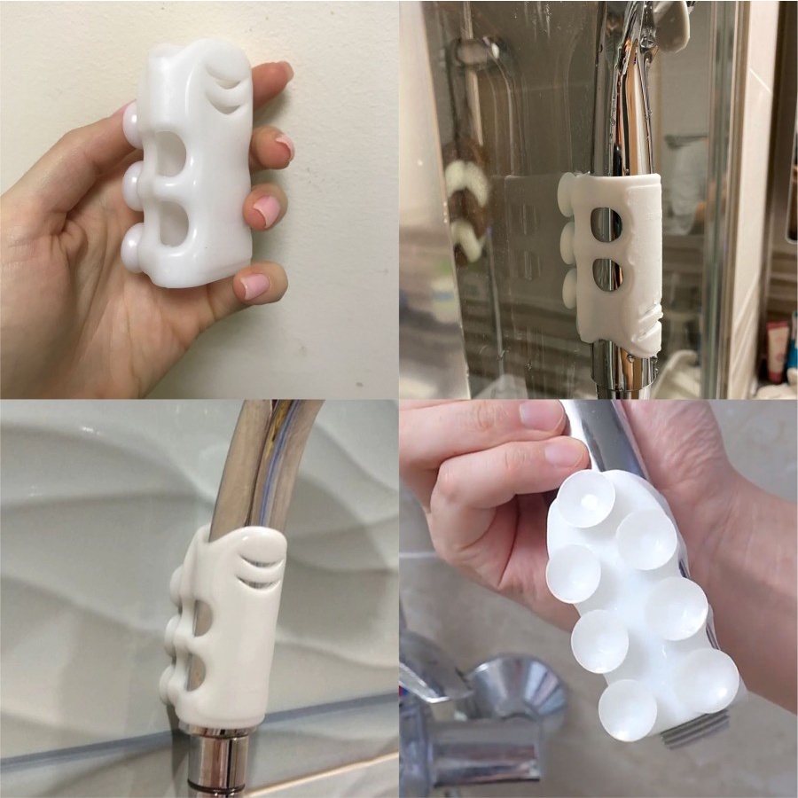 Shower Suction Cup Holder - Gantungan Kepala Shower 2PCS