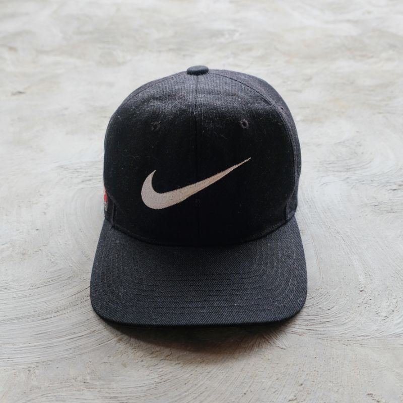 TOPI NIKE VINTAGE BIG SWOOSH RARE MADE IN USA SECOND ORIGINAL