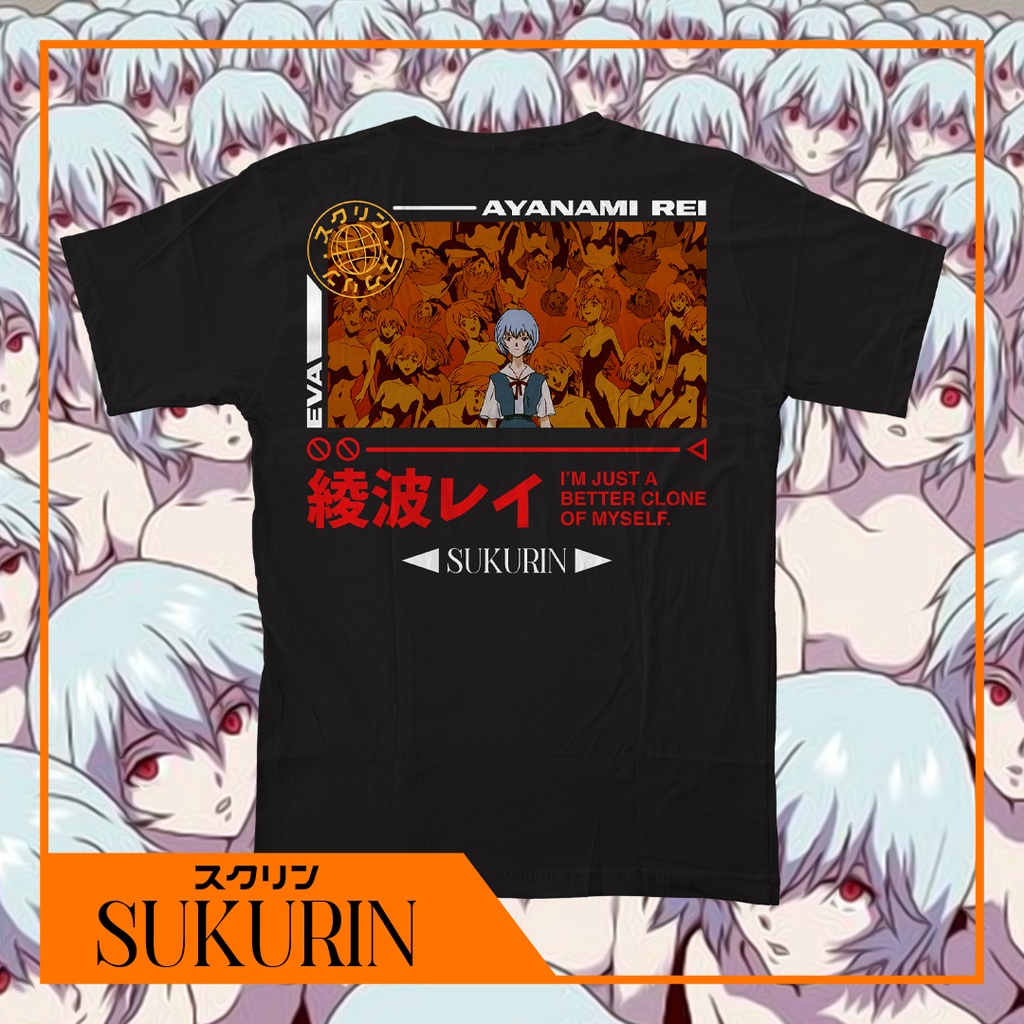 Kaos Anime Evangelion "Ayanami Rei Clone"