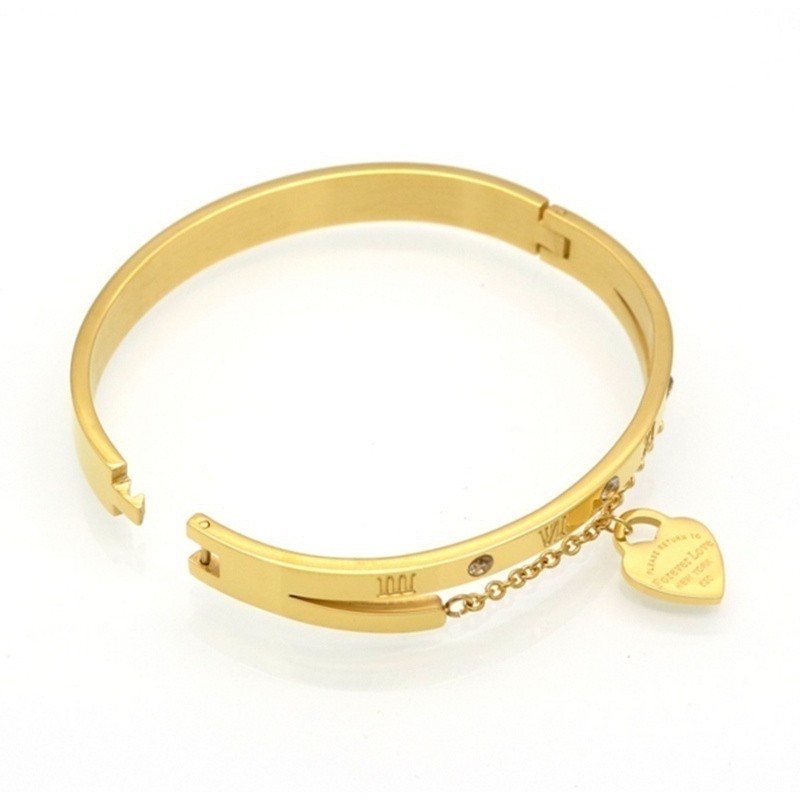 SEUSUK  Fashion Bracelet &amp; Bangle Heart Love Tag Bracelet Jewelry for Women COD