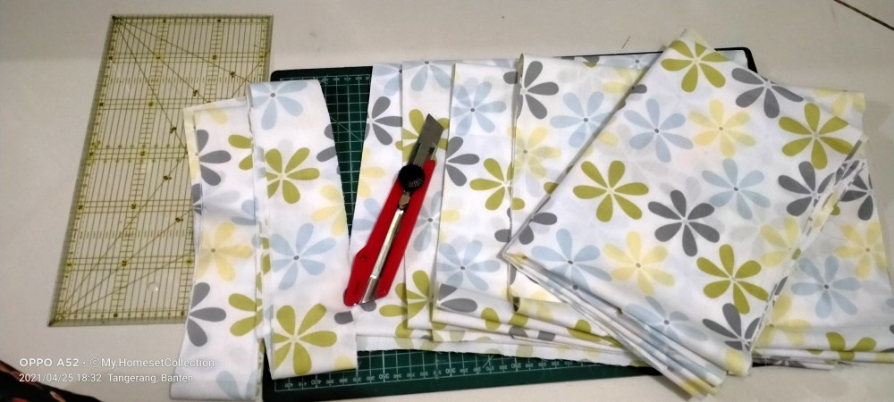 Sha La La Matching-kain Sprei Katun Lokal Meteran Star Deluxe