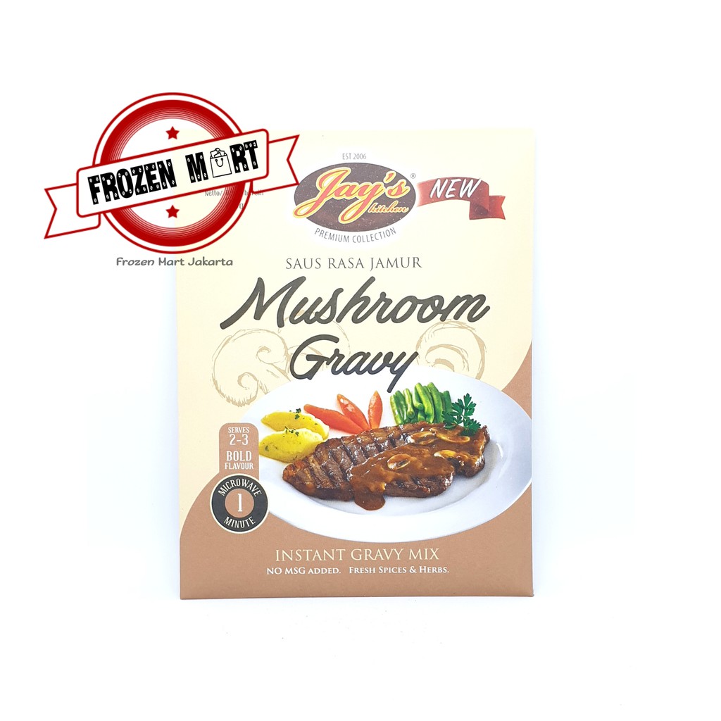 JAYS / JAY'S MUSHROOM GRAVY 25GR / JAYS SAUCE STEAK