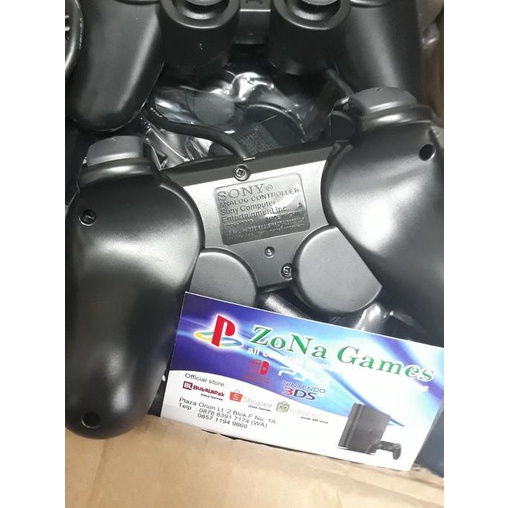 ➻ Stik PS 2 original pabrik SONY Hitam ☀