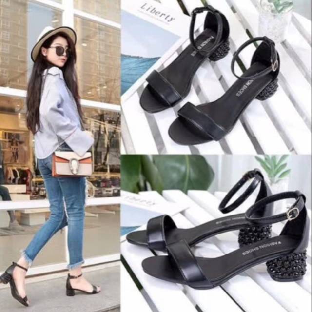 SEPATU SANDAL/SENDAL WANITA CK HEEL FASHION IMPORT