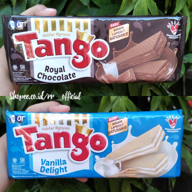 

Wafer Renyah Tango Rasa Long Vanilla Milk Chocolate