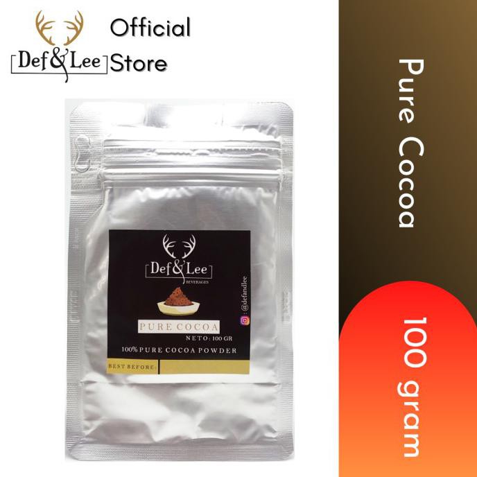 

Big Sale Pure Cocoa Chocolate Powder (Bubuk Coklat Murni) pack 100 gram Promo Awal tahun