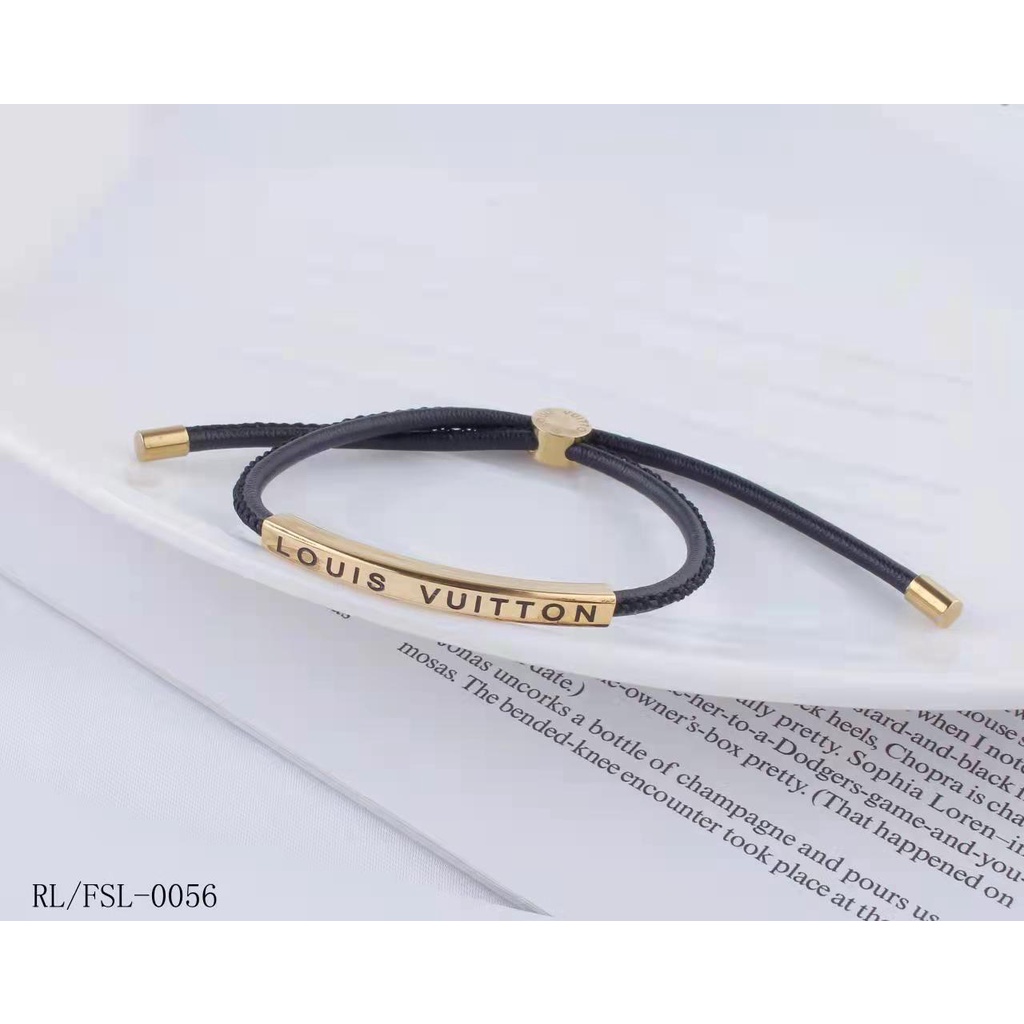 Gelang Titanium Kulit Perhiasan Fashion 0056