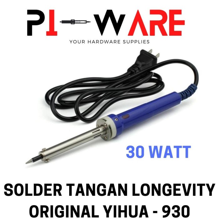 ORIGINAL YIHUA 930 Solder Tangan 30W 30 Watt Soldering Iron Longevity