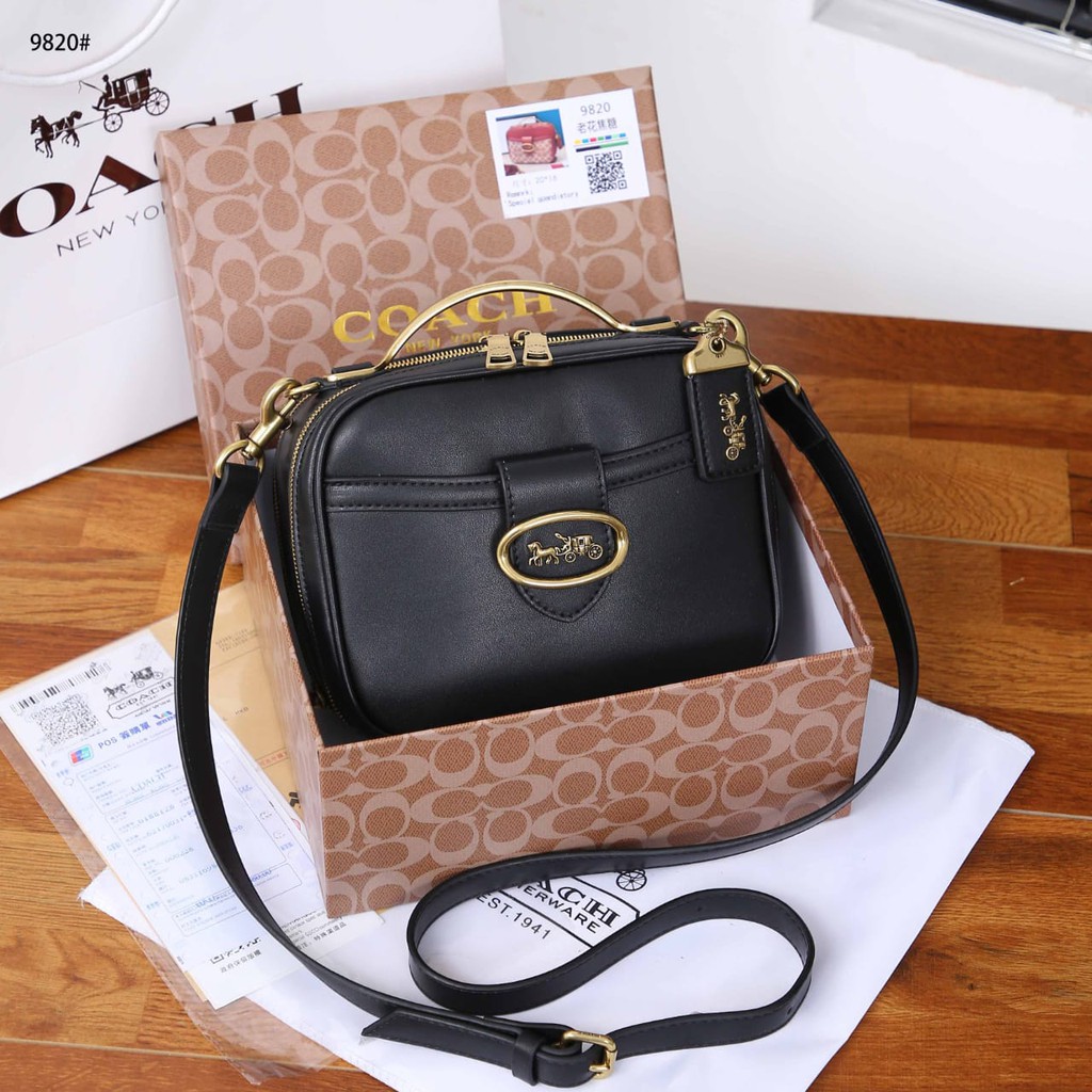 Coa Lunch Box Bag + Box Crossbody or Shoulder Bag 9820