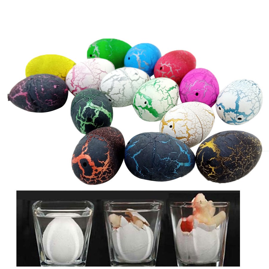 Paket 10pcs Telur Ajaib Rendaman Binatang / Amazing Growing Animal Egg