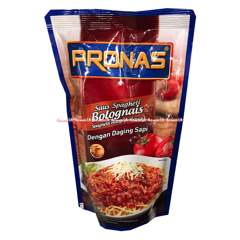 Pronas Saus Spagheti Bolognais 350gr Spageti Bolognase Sauce Dengan Daging Sapi Pronnas Bolognase