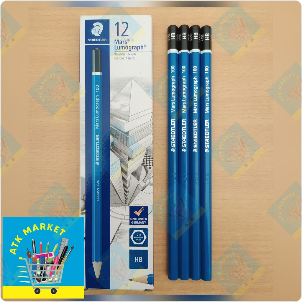 

STAEDLER LUMOGRAPH Pensil Kayu HB German Original®
