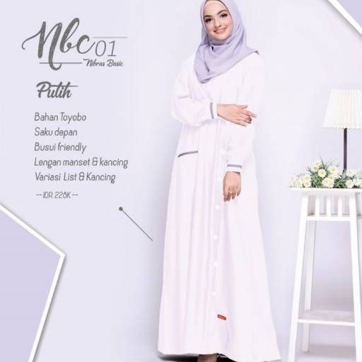 Gamis nibras NBC 01 TERMURAH