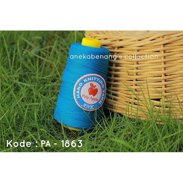 Benang Rajut Poly Apel / Apple Yarn - 1863 (Biru)