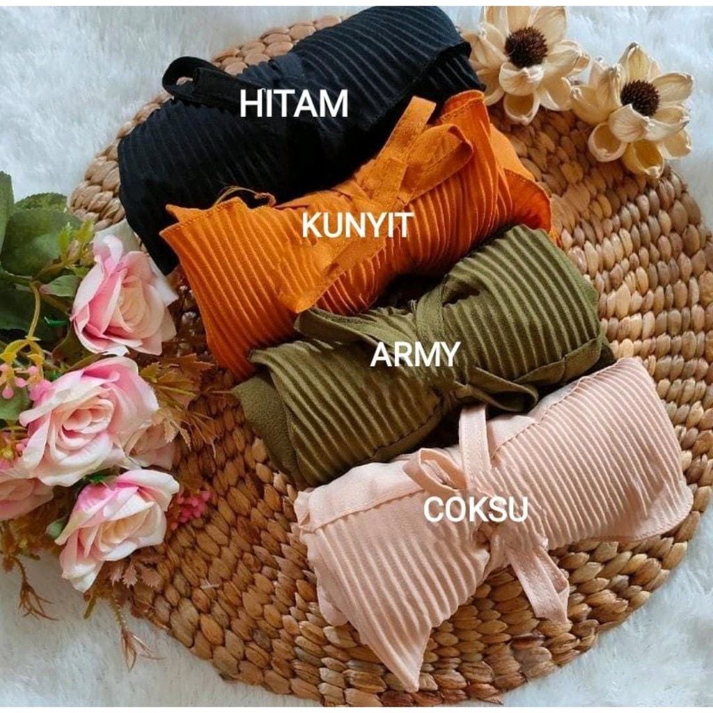 BFJ039 Hijab Pet Plisket Anak Jilbab Anak Perempuan