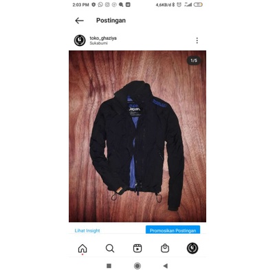 Jaket superdry second