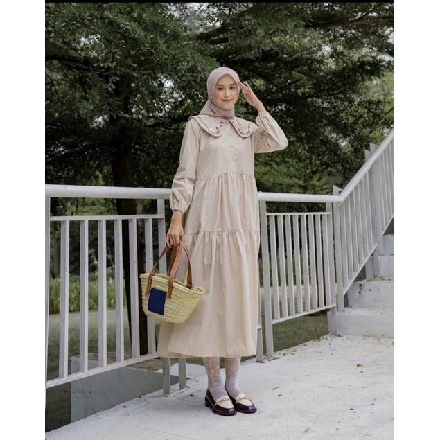 Diora Dress Khaki by Haidee & Orlin