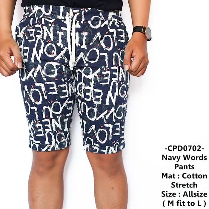 Celana Pendek Pria Model Keren Motif Unik