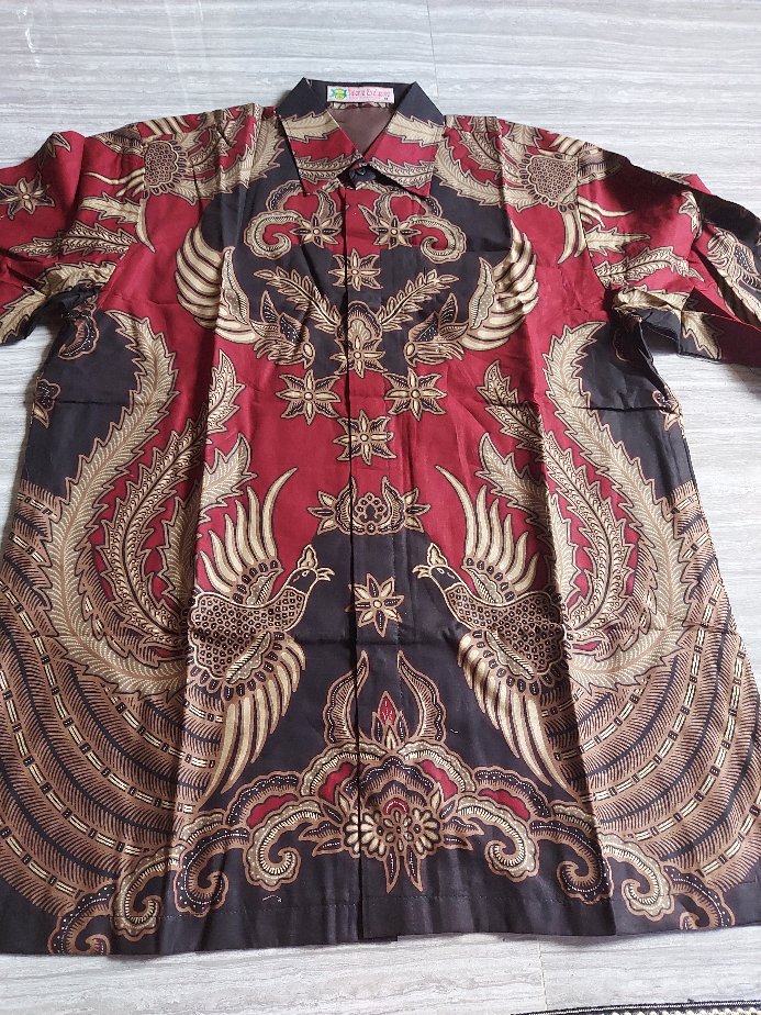 Kemeja Batik Prabu Bahan Katun Baturaden Reguler Fit B370