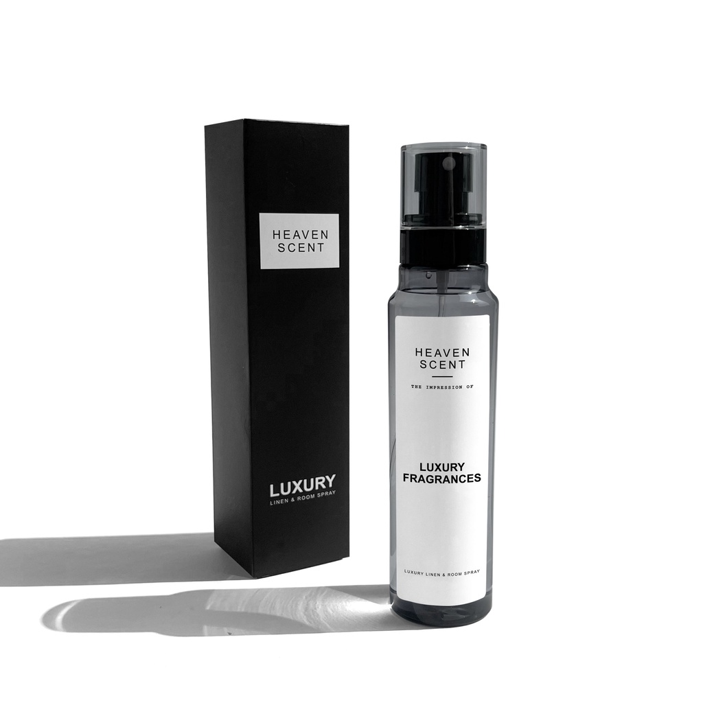 HEAVEN SCENT Luxury Linen &amp; Room Spray 210ml - Pengharum Ruangan Aromaterapi Inspired by Fragrances