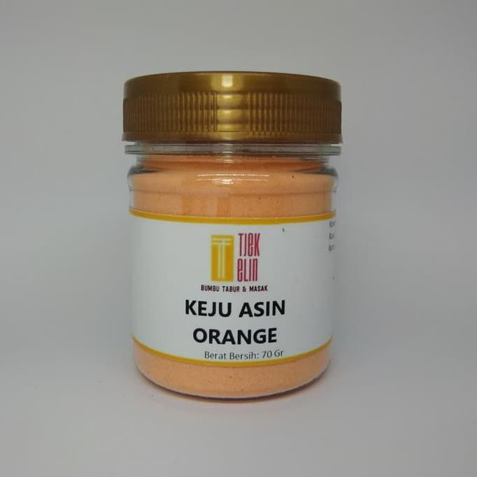 

Silahkan Order] Bumbu Tabur Serbaguna Enak Murah Halal Rasa Keju Asin Orange 70Gr