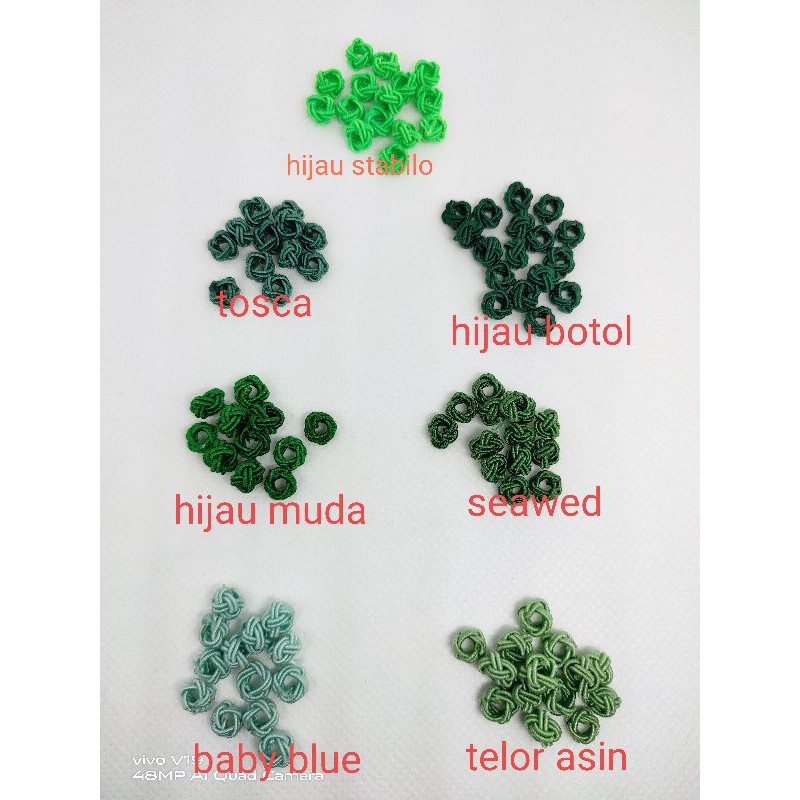 pembatas Gelang kepang / stopper gelng