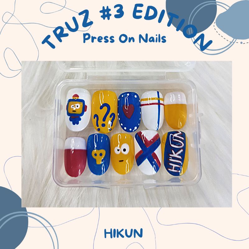 Truz#3 (Hikun, Som, Yedee) press on nails