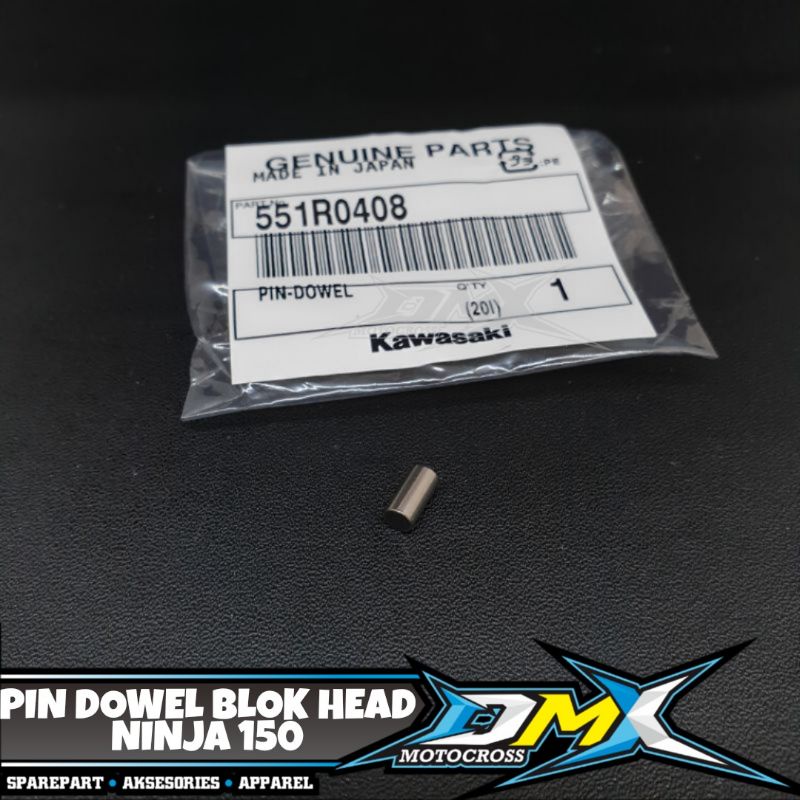 PIN DOWEL BLOCK HEAD NINJA 150 551R0408