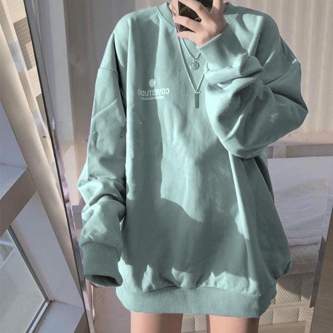 Weijia Fashion OOTD Wanita HELDIA / Sweater Oversize Convestudo / Sweater Wanita / Sweater Terbaru /